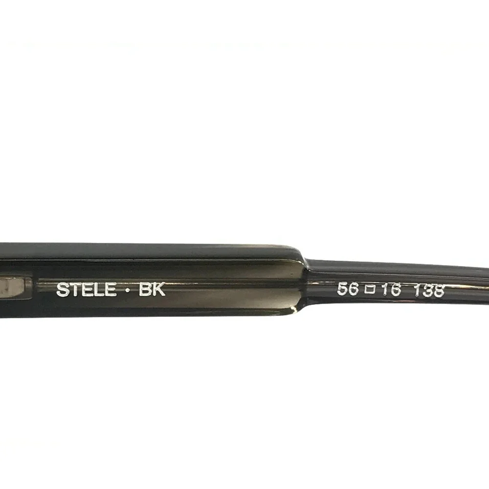 Etnia Barcelona Eyeglasses Frames STELE BK Black Geometric Heptagonal 56-16-138